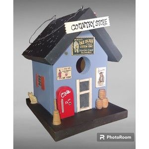 Hand Crafted Decorative Birdhouse Signed By Artist